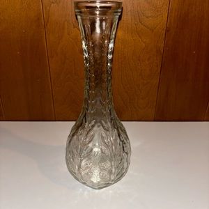 vintage glass flower vase